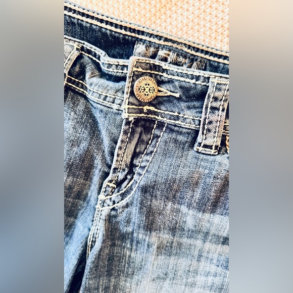 SILVER JEANS Suki Flap Short Denim Blue Jean Shorts - Picture 8 of 12